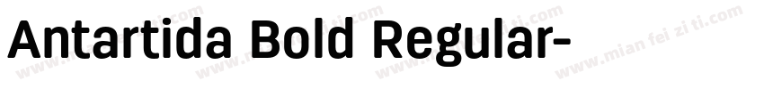 Antartida Bold Regular字体转换